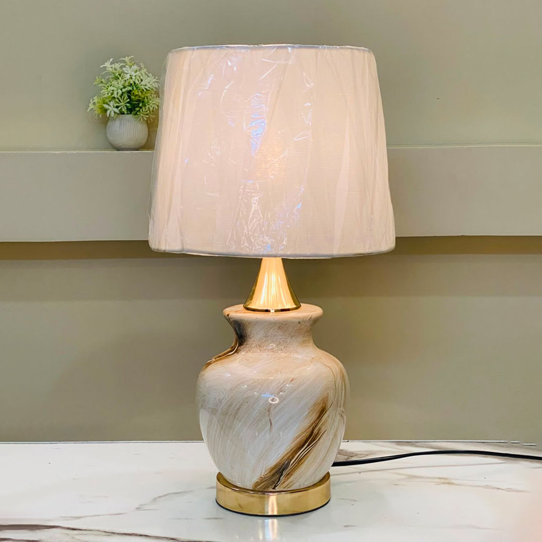Aura Fiber-Art Table Lamp pair