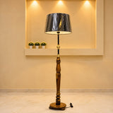 Sheesham Wood Floor Lamp