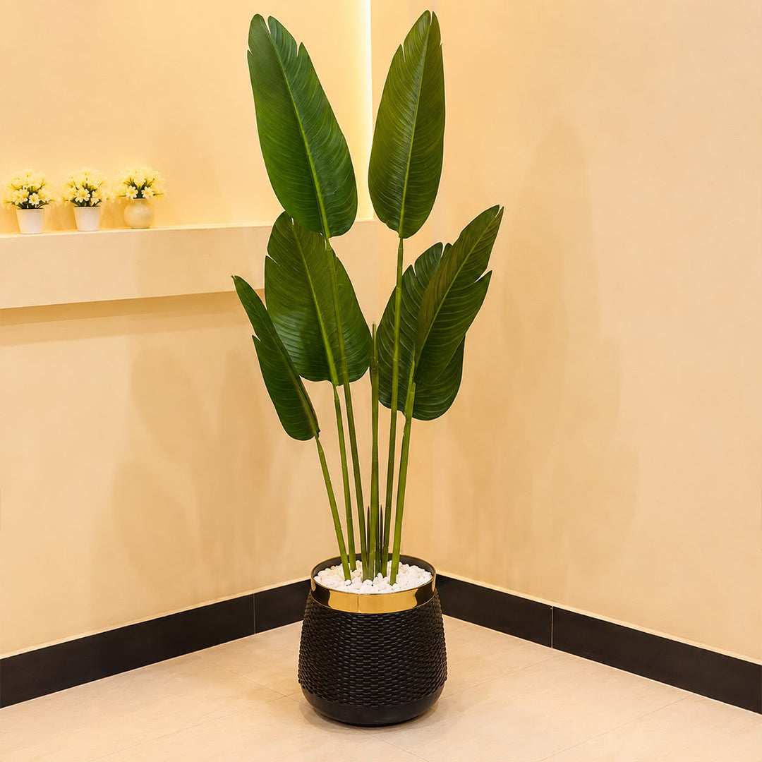 Artificial Banana Plant with 6 Leaves for Home Decor