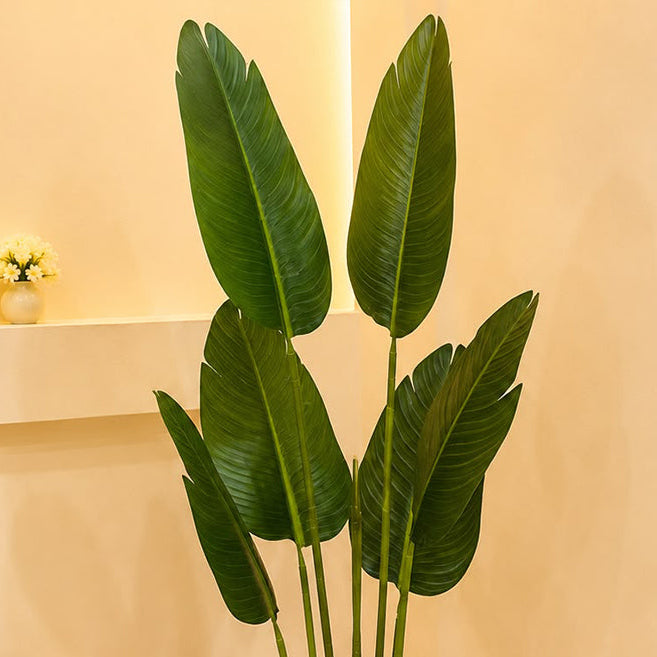Artificial Banana Plant with 6 Leaves for Home Decor