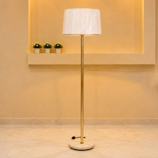 Simple rod Golden Rod Floor Lamp
