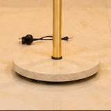 Simple rod Golden Rod Floor Lamp