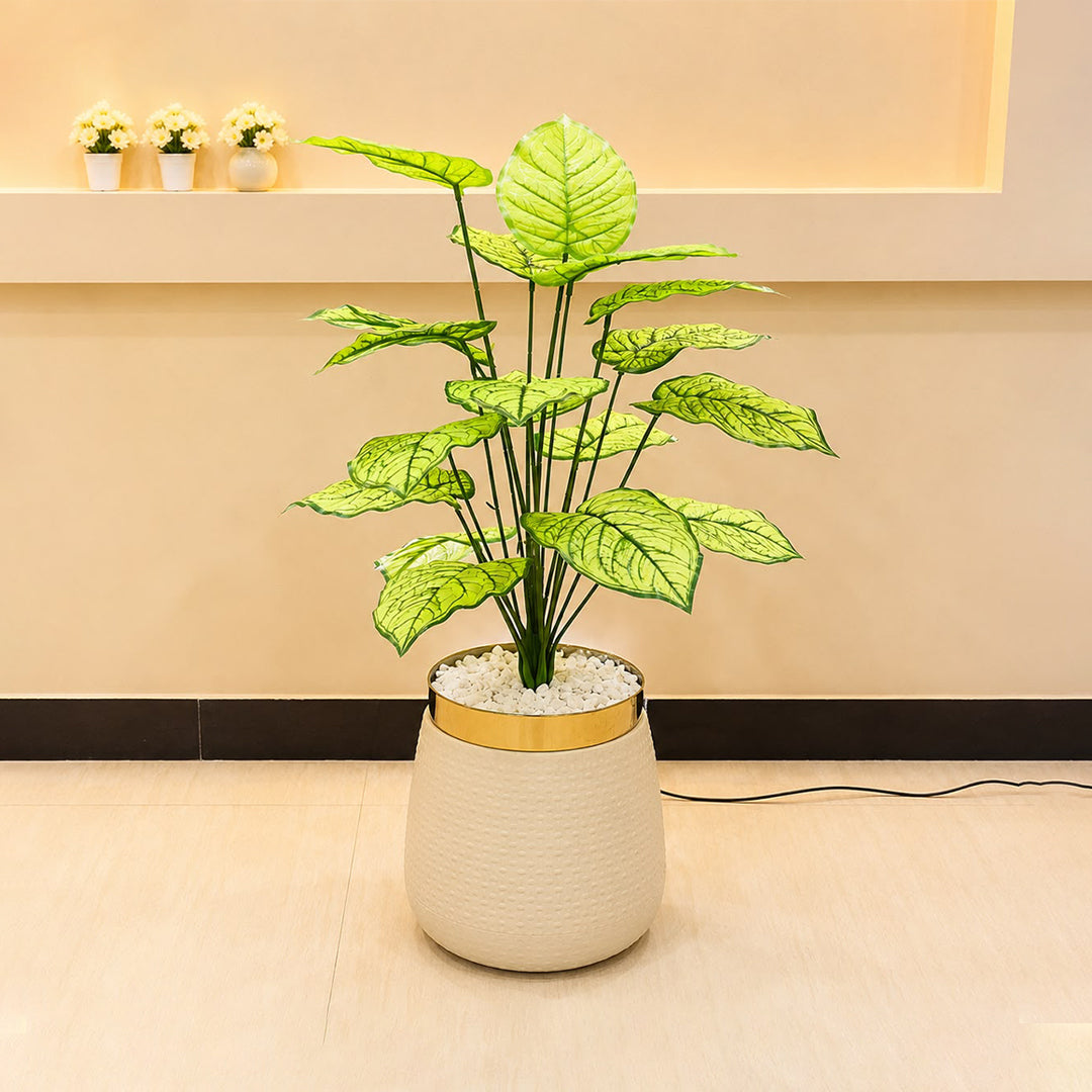 Artificial Dieffenbachia Floor Plant 3ft for Home Decor