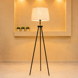 Tripod folding black floor lamp [METAL]