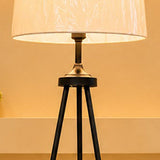 Tripod folding black floor lamp [METAL]