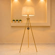 Tripod Folding Golden floor lamp