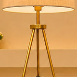 Tripod Folding Golden floor lamp