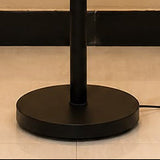 Black & Gold Ornate Standing Floor Lamp