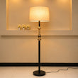 Black & Gold Ornate Standing Floor Lamp