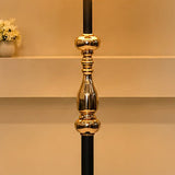Black & Gold Ornate Standing Floor Lamp
