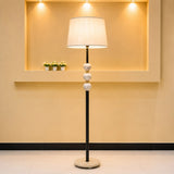 White Marble Ball Floor Lamp