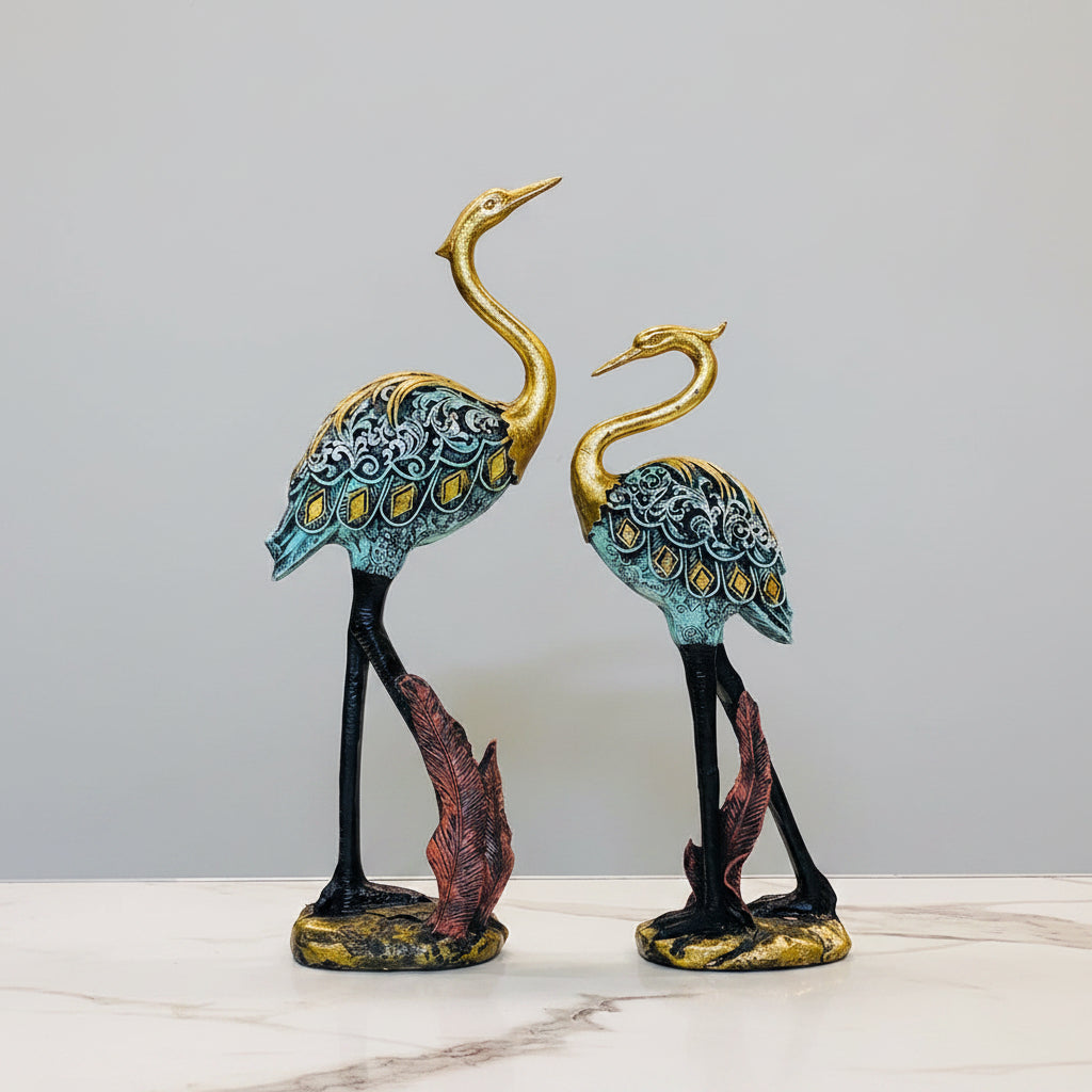 Imperial Crane Artifact Pair