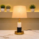 Modern Dual-Tone Stacked Ceramic Table Lamp [pair]