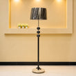 Black Marble Ball Floor Lamp