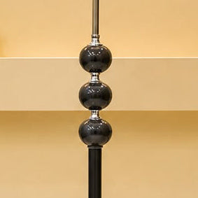 Black Marble Ball Floor Lamp