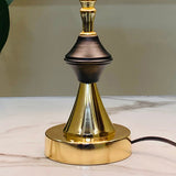 Golden Lattu Table Lamp Pair