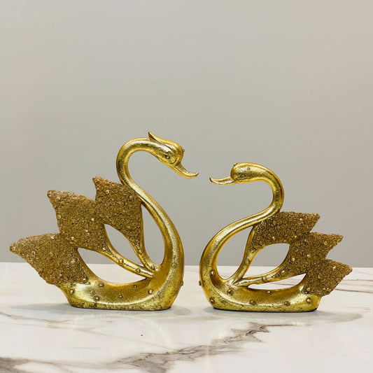 Golden Grace Swan Pair