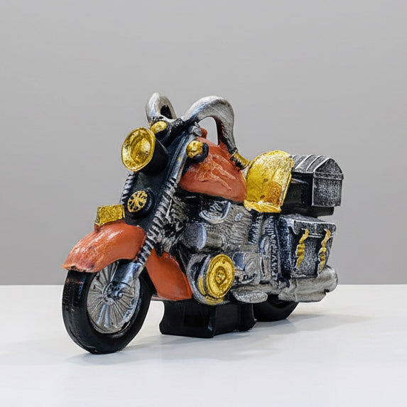 Vintage Cruiser Fiber Motorcycle Showpiece