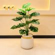 Artificial Midas Monstera Plant 3ft for Home Decor | Majestic Lamps