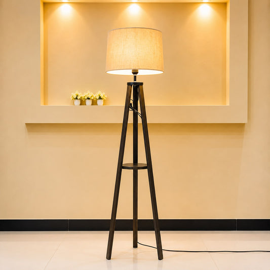 tripod wood floor lamp / this lamp is only for karachi