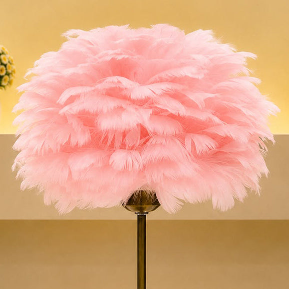 The Blush Dream Feather Table Lamp