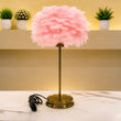 The Blush Dream Feather Table Lamp