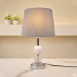 The Imperial Marble &amp; Crystal Ball Table Lamp Pair