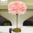 The Blush Dream Feather Table Lamp