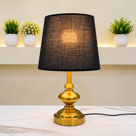 Classic Antique Brass  Metal Table Lamp [pair]