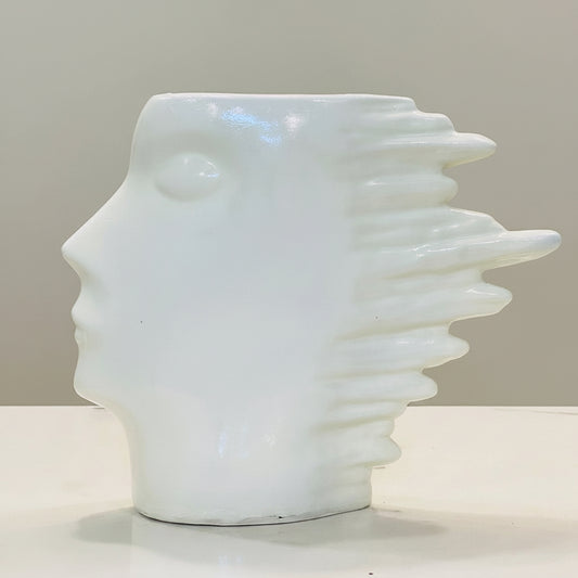 The Serene Silhouette Fiber Planter / Vase