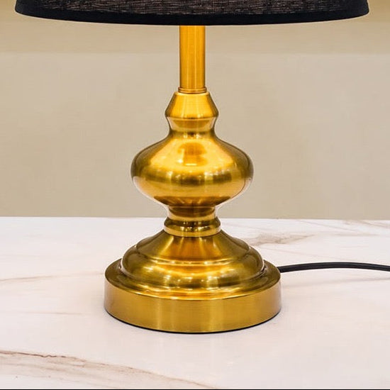 Classic Antique Brass  Metal Table Lamp [pair]