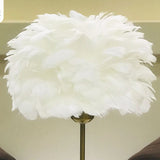 The Cloud-Nine Feather Table Lamp pair
