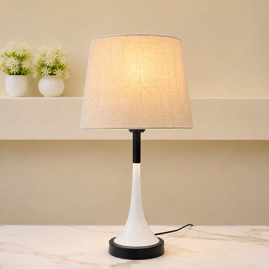 Baja White Table Lamp Pair