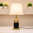 Brass Capsule Table Lamp Pair