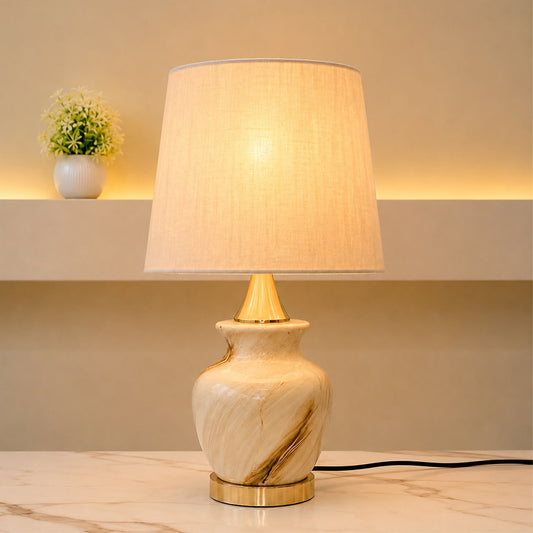 Aura Fiber-Art Table Lamp pair