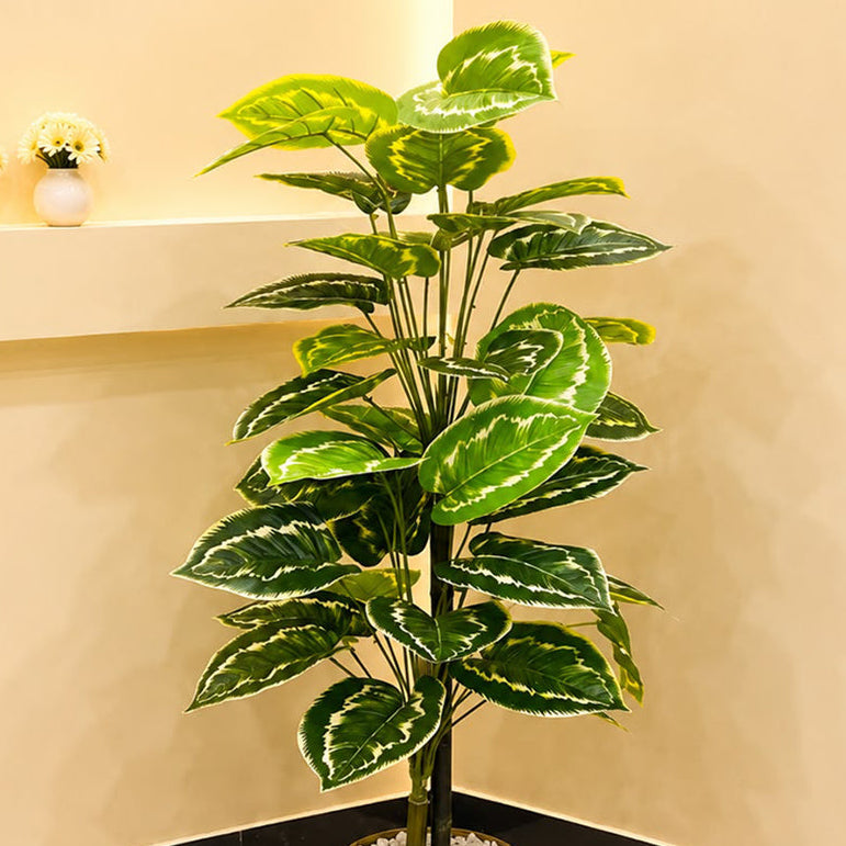 Artificial Money Plant with 2 Stem Bunch for Home Decor