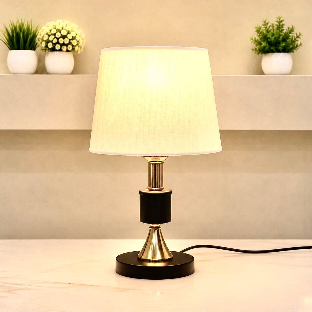 Modern Single-Step Metal Table Lamp (Pair)