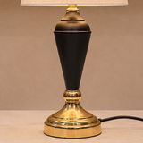 Tapered Goblet Metal Table Lamp (Pair)