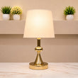 Golden Biscuit Table Lamp Pair