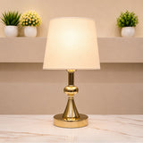 Golden Biscuit Table Lamp Pair