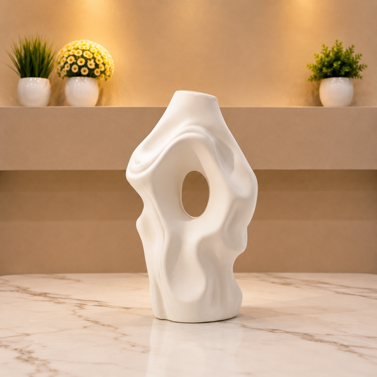 Modern Abstract Ceramic Vase for Home
