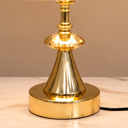 Classic Gold Textured Luxury Table Lamp [pair]