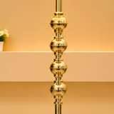 Elegant Gold Beaded Detail Floor Lamp