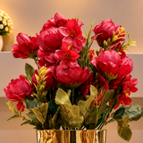 Luxurious Red Artificial Flower Arrangement
