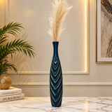 Elegant black  Gold Decorative Vase Set [fiber]