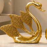Golden Grace Swan Pair