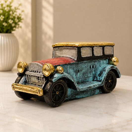 Vintage Classic Car Fiber Showpiece