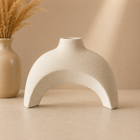 Arcform Ceramic Sculpture Vase