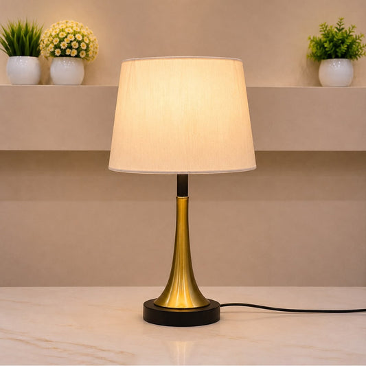 Baja Trumpet Table Lamp with Black Base [pair]