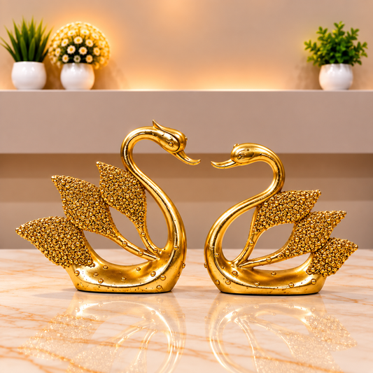 Golden Grace Swan Pair